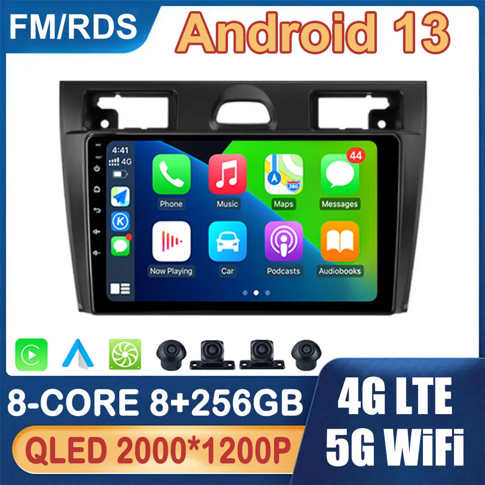 Android 13 для Ford Fiesta Mk VI 5 Mk5 2002 - 2008 автомобильное беспроводное автомобильное радио мультимедийный видеоплеер навигация GPS QLED
Android 13 для Ford Fiesta Mk VI 5 Mk5 2002 - 2008 автомобильное беспроводное автомобильное радио мультимедийный видеоплеер навигация GPS QLED