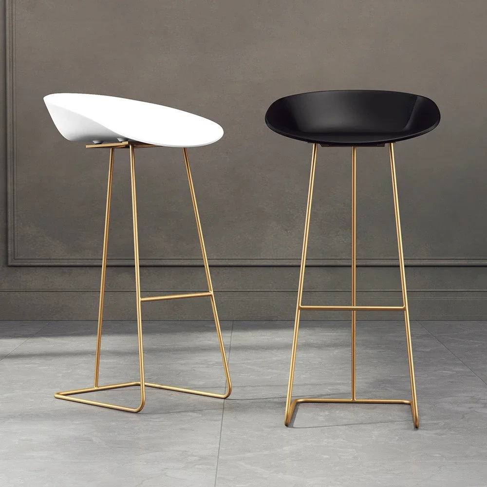 65/70/75cm Nordic Bar Stool Chair High Chair Minimalist Modern Restaurant Office Set Wrought Iron Creative Sillas Furniture WK
65/70/75cm Nordic Bar Stool Chair High Chair Minimalist Modern Restaurant Office Set Wrought Iron Creative Sillas Furniture WK