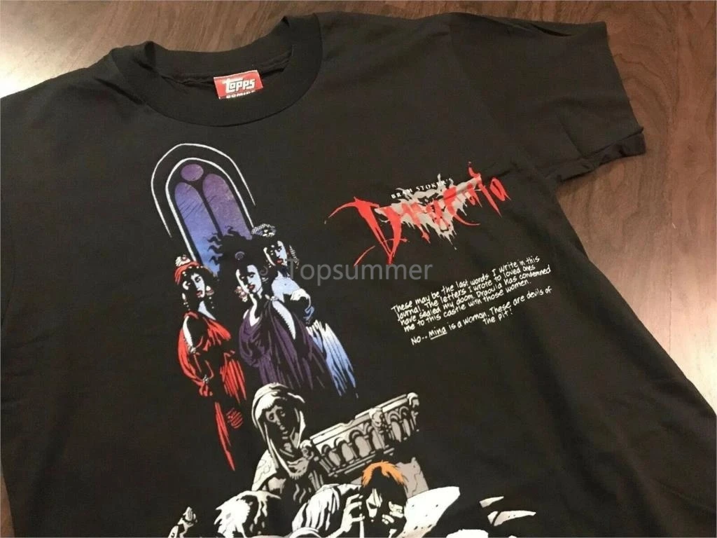 Bram Stokers Dracula 1992 Vtg Gary Oldman Horror Shirt Movie Promo Large Vampire T Shirt Summer Style Fashion Men T Shirts
Bram Stokers Dracula 1992 Vtg Gary Oldman Horror Shirt Movie Promo Large Vampire T Shirt Summer Style Fashion Men T Shirts