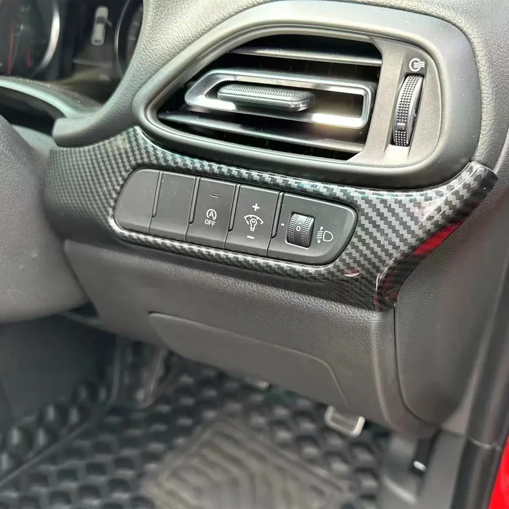 LHD RHD Car Interior Carbon Fiber Style Driving Side Headlight Adjustment Button Cover Trim For Hyundai Elantra GT 2019-2020
LHD RHD Car Interior Carbon Fiber Style Driving Side Headlight Adjustment Button Cover Trim For Hyundai Elantra GT 2019-2020
