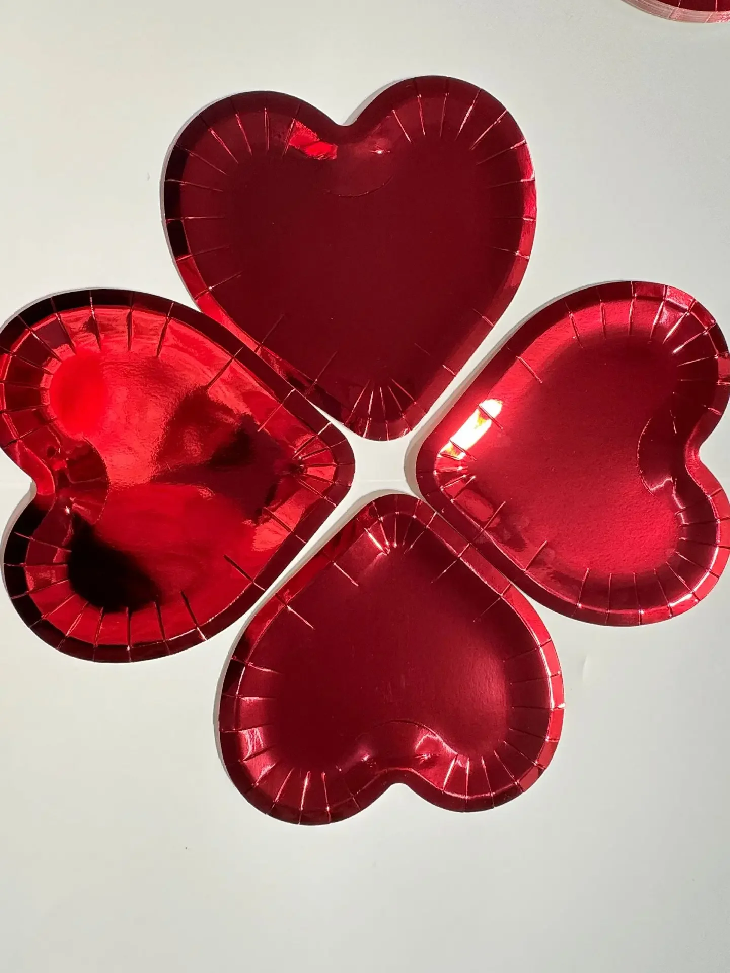 Red Valentine's Day Party Hot Stamping Heart Shaped Paper Plate Wedding Party Roamntic Decor Happy Valentine's Day Party Decor
Red Valentine's Day Party Hot Stamping Heart Shaped Paper Plate Wedding Party Roamntic Decor Happy Valentine's Day Party Decor