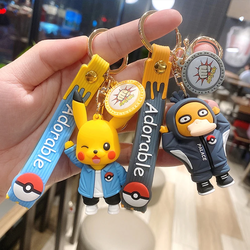Cartoon Anime Pokemon Charmander Action Figures Keychains Key Chain Key Ring Kawaii Silicone Handbag Car Pendants Toys Gifts
Cartoon Anime Pokemon Charmander Action Figures Keychains Key Chain Key Ring Kawaii Silicone Handbag Car Pendants Toys Gifts