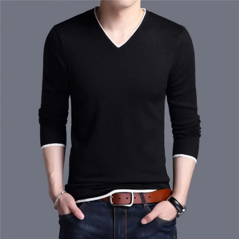 Brand Spring Autumn New Arrival Soft Cotton Sweater Casual V-Neck Pull Homme Knitwear Pullover Men Clothes Jersey Size M-3Xl
Brand Spring Autumn New Arrival Soft Cotton Sweater Casual V-Neck Pull Homme Knitwear Pullover Men Clothes Jersey Size M-3Xl