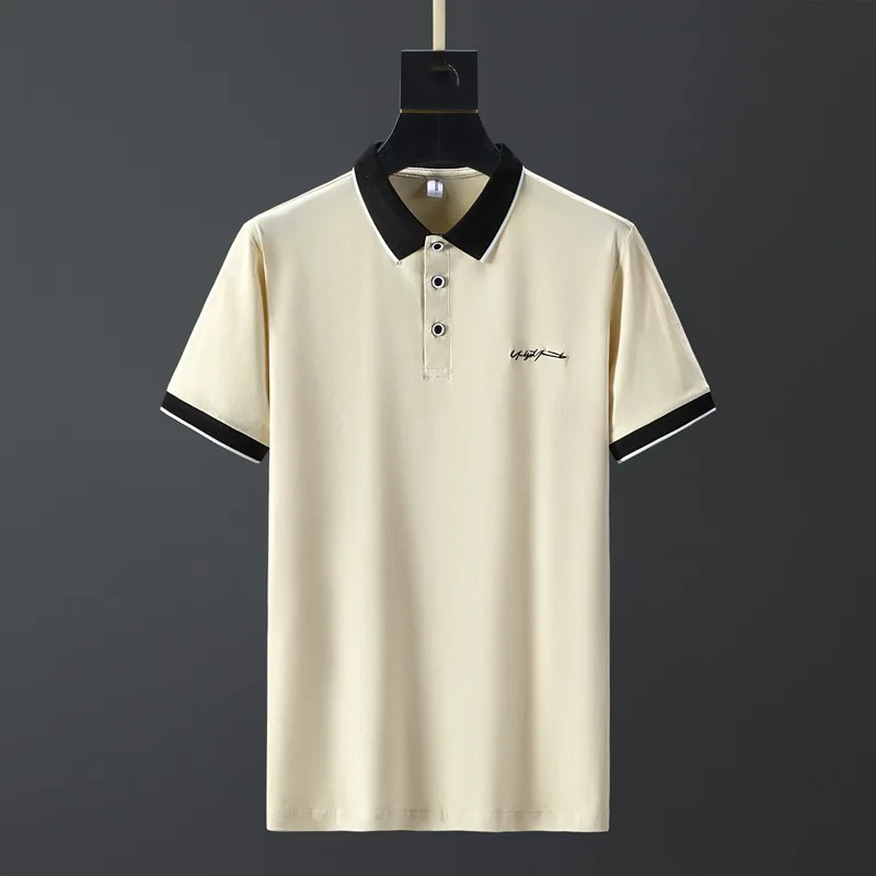 Men's Turn-down Collar Clothing Letter Embroidered Pullover Button Short Sleeve T-shirt Casual Formal Vacation Summer Tops
Men's Turn-down Collar Clothing Letter Embroidered Pullover Button Short Sleeve T-shirt Casual Formal Vacation Summer Tops
