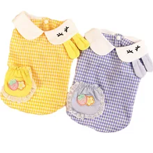 Cute Plaid Rabbit Ears Dog Clothes Cat Tshirt Pet Costume Lace Pocket Lapel Shirt Hoodie Outfit For Small Dogs Chihuahua Bichon
Cute Plaid Rabbit Ears Dog Clothes Cat Tshirt Pet Costume Lace Pocket Lapel Shirt Hoodie Outfit For Small Dogs Chihuahua Bichon