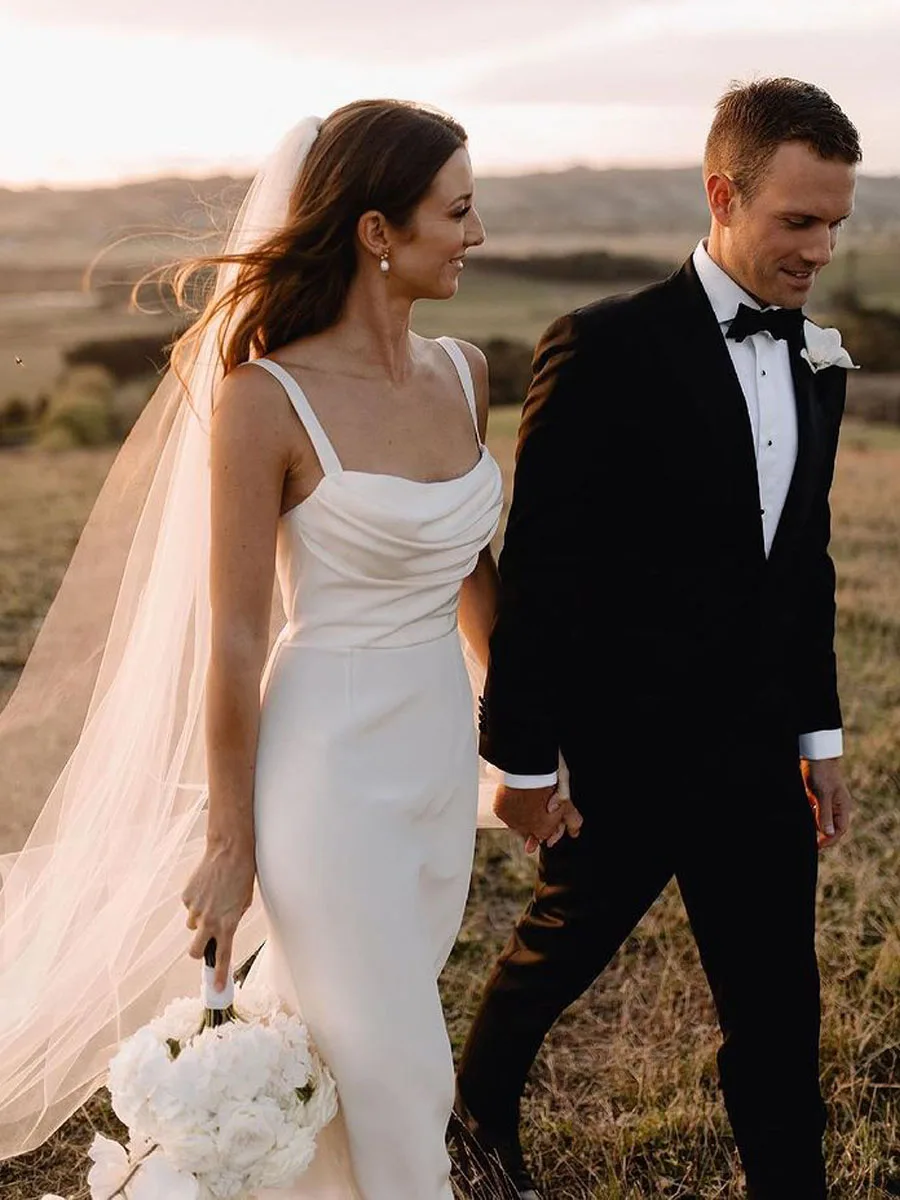 Женское свадебное платье-Русалка It's yiiya, белое кружевное платье на бретелях-спагетти с аппликацией на лето 2019
Женское свадебное платье-Русалка It's yiiya, белое кружевное платье на бретелях-спагетти с аппликацией на лето 2019