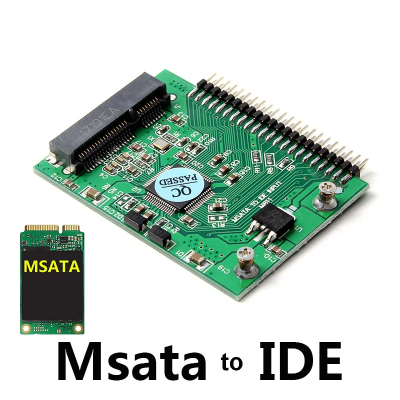 Msata Mini PCI-E SATA to 2.5inch 1.8inch 44PIN SSD Converter Card Portable Hard Disk Msata to IDE Extend Adapter
Msata Mini PCI-E SATA to 2.5inch 1.8inch 44PIN SSD Converter Card Portable Hard Disk Msata to IDE Extend Adapter