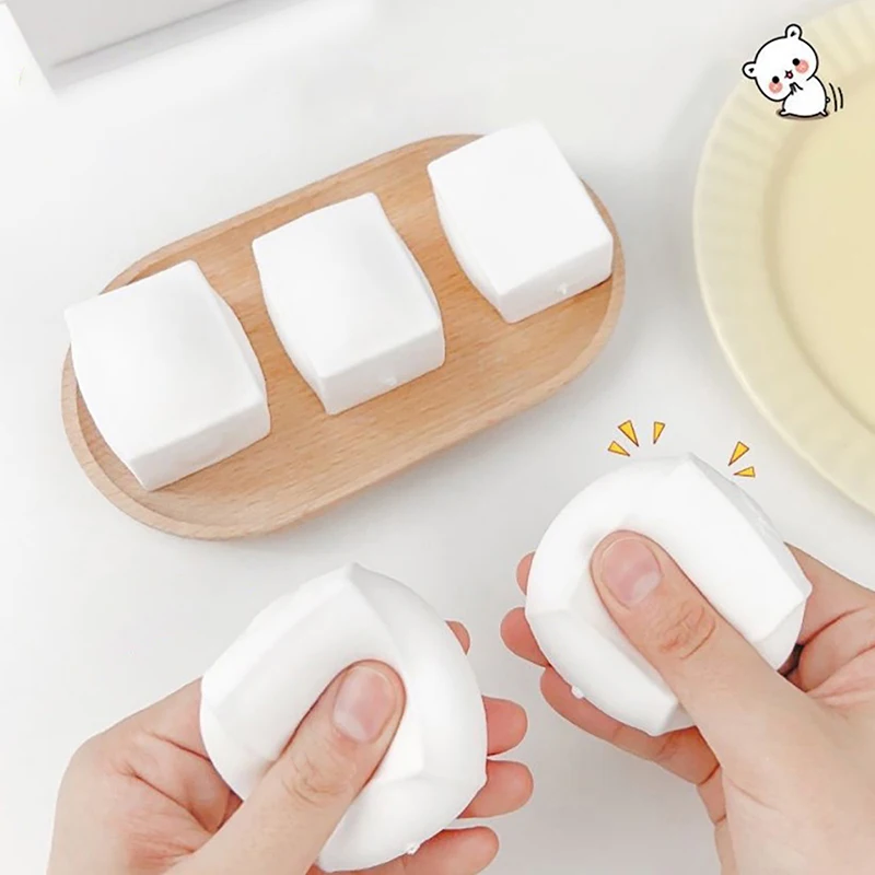 

Soft Tofu Decompression Toys Cute 3D Snapper Cube Squishy Toys Anti Stress Fidget Toys Birthday Gifts