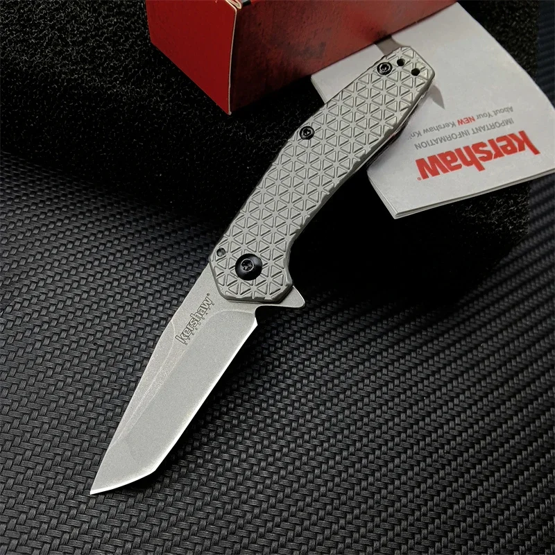 Kershaw 1324 Pocket Folding Knife 8Cr13Mov Tanto Blade 420 Handle Edc Outdoor Tactical Military Camping Hunting Flipper Knife
Kershaw 1324 Pocket Folding Knife 8Cr13Mov Tanto Blade 420 Handle Edc Outdoor Tactical Military Camping Hunting Flipper Knife