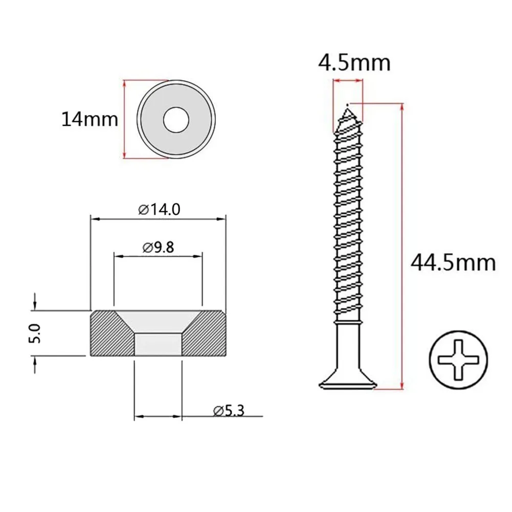 Joint Ferrule Screw With 4 Set Plate Bushings&Bolts Electric Guitars Instrument Musical Neck 14 Mm Diameter Basses
Joint Ferrule Screw With 4 Set Plate Bushings&Bolts Electric Guitars Instrument Musical Neck 14 Mm Diameter Basses