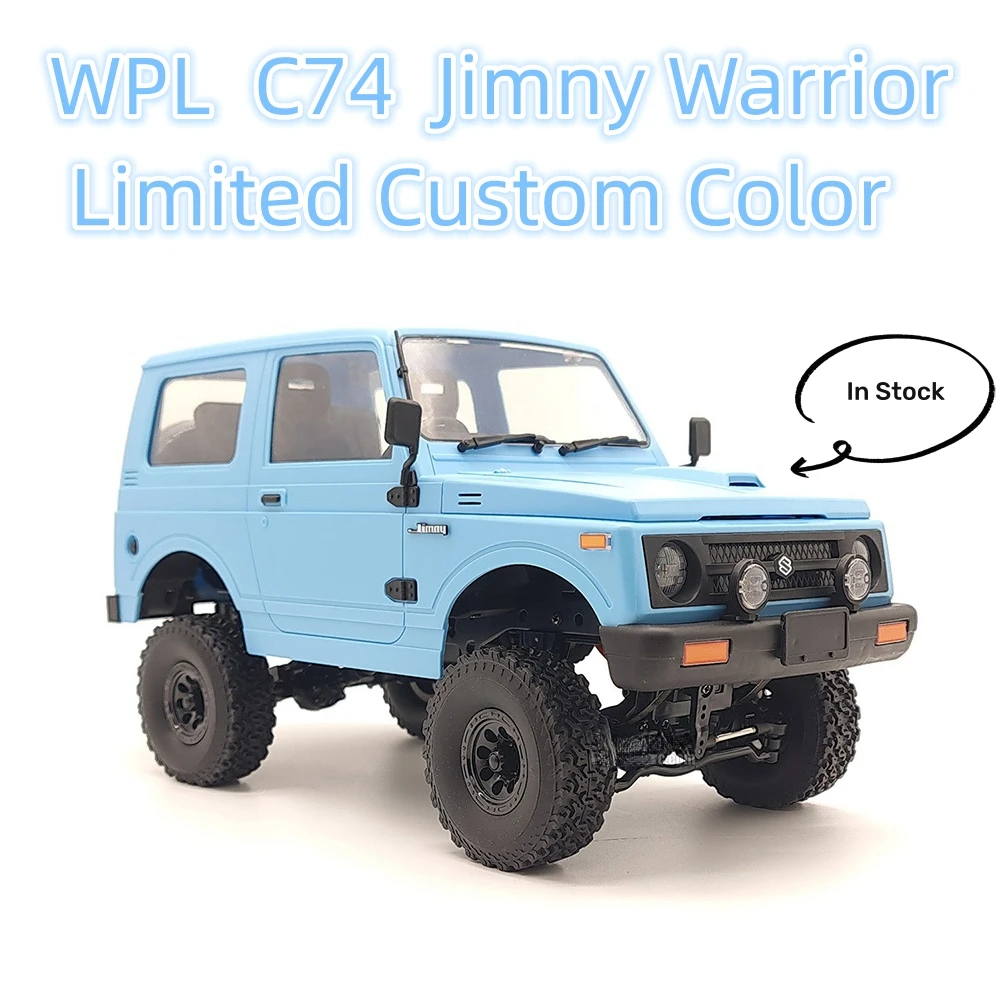 Полноразмерная модель автомобиля с дистанционным управлением Jimny Warrior JA11 4WD, WPL C74, 1/10 г, новый цвет, игрушка в подарок
Полноразмерная модель автомобиля с дистанционным управлением Jimny Warrior JA11 4WD, WPL C74, 1/10 г, новый цвет, игрушка в подарок