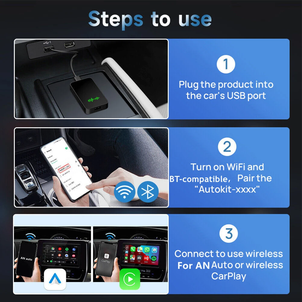 Автомобильная коробка с ии для Carplay, беспроводной адаптер для CarPlay, мультимедийное воспроизведение видео, беспроводной адаптер для Carplay
Автомобильная коробка с ии для Carplay, беспроводной адаптер для CarPlay, мультимедийное воспроизведение видео, беспроводной адаптер для Carplay