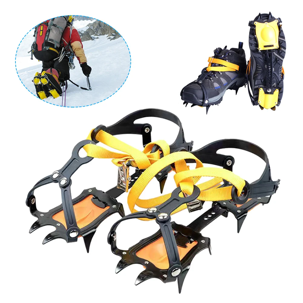 1Pair Crampons Ice Cleats Traction Anti-Slip for Shoe Boot 10 Teeth Ice Climbing Gripper Adjustable with Bag for Hiking Climbing
1Pair Crampons Ice Cleats Traction Anti-Slip for Shoe Boot 10 Teeth Ice Climbing Gripper Adjustable with Bag for Hiking Climbing