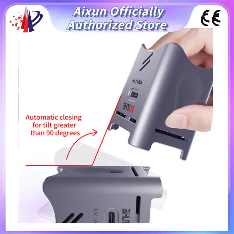 Newest AiXun Battery UV Mobile Repair Curing Lamp for Cell Phone BGA Motherboard LCD Screen Green Oil Curing Tool UV Curing Lamp
Newest AiXun Battery UV Mobile Repair Curing Lamp for Cell Phone BGA Motherboard LCD Screen Green Oil Curing Tool UV Curing Lamp