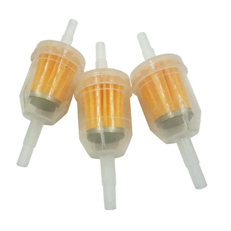 

10pcs Universal Inline Gas/Fuel Filter 6MM-8MM 1/4" For Lawn Mower Small Engine Auto Accessories Motorcycle Accessories Oil Filt
