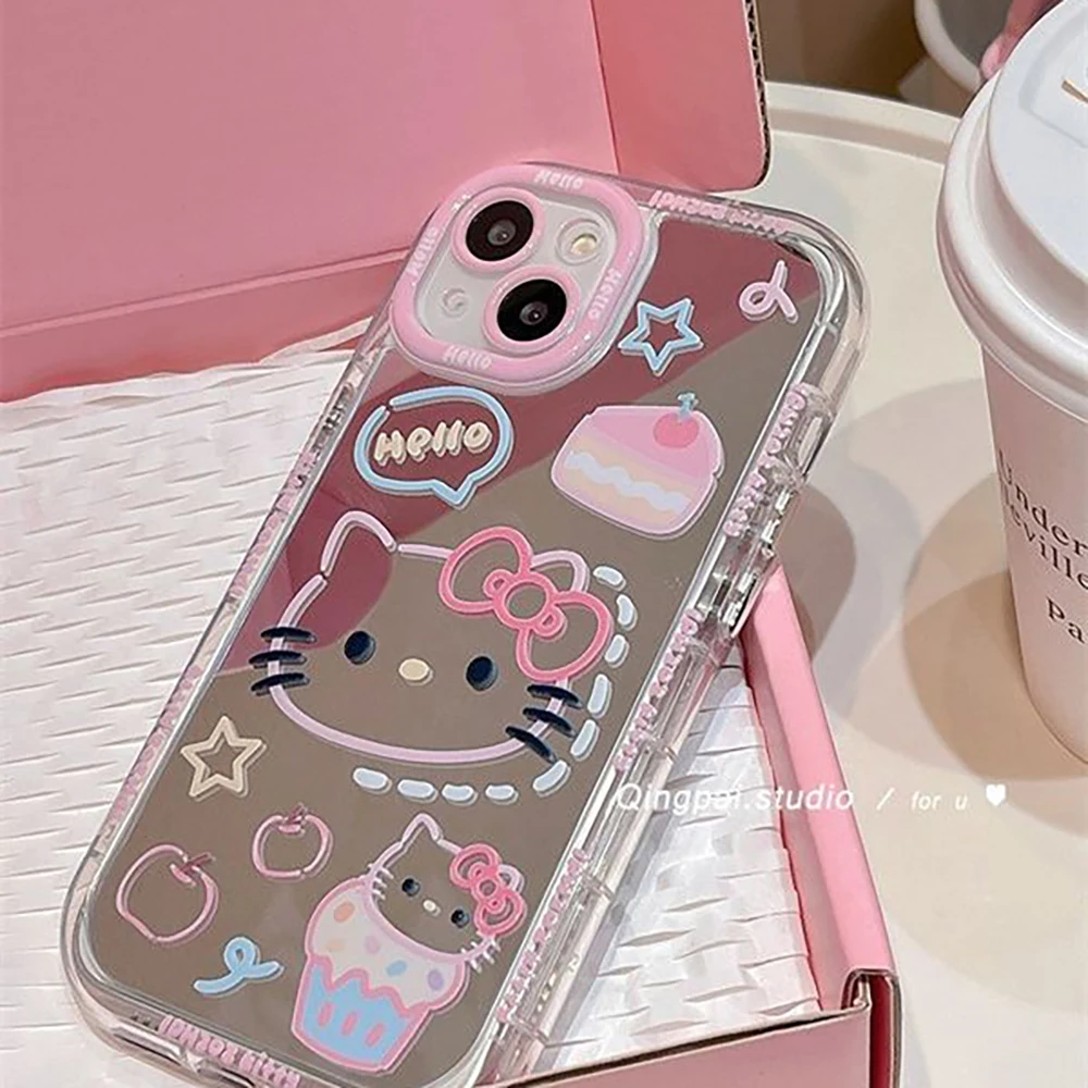 Kawaii Sanrio Kitty Kuromi Mirror Graffiti Style Phone Case for Iphone 15 15Pro 15Promax 14 13 12 11 Xr Inclusive Anti Drop Case
Kawaii Sanrio Kitty Kuromi Mirror Graffiti Style Phone Case for Iphone 15 15Pro 15Promax 14 13 12 11 Xr Inclusive Anti Drop Case