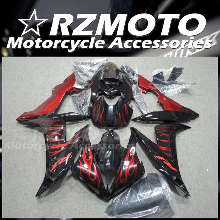 

Injection Mold New ABS Motorcycle Fairings Kit Fit for YAMAHA YZF 1000 - R1 2004 2005 2006 04 05 06 Bodywork Set Flame Red