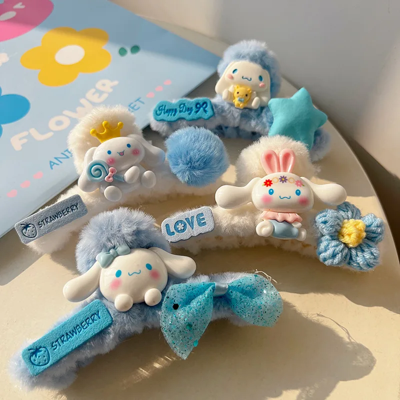 New Kawaii Cinnamoroll Sanrios Plush Hair Grip Cute Bow Hairball Plate Shark Clip Delicate Hair Accessories for Girl Friend Gift
New Kawaii Cinnamoroll Sanrios Plush Hair Grip Cute Bow Hairball Plate Shark Clip Delicate Hair Accessories for Girl Friend Gift