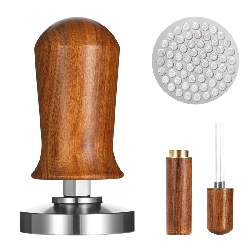 58Mm Espresso Tool Kit With WDT Tool And Filter, Stainless Steel Base Tamper, Gift For Coffee Lover
58Mm Espresso Tool Kit With WDT Tool And Filter, Stainless Steel Base Tamper, Gift For Coffee Lover