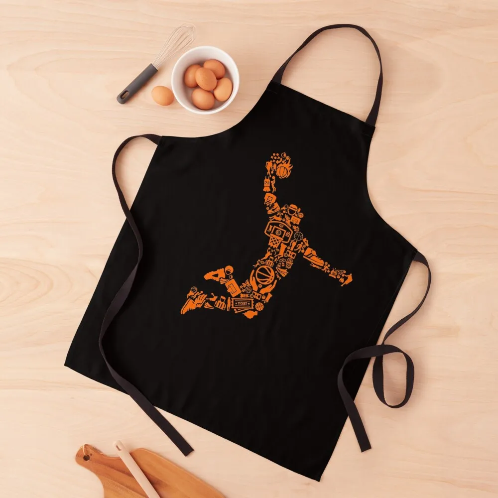 

Basketball Player Pattern Apron Chef Uniform For Men Kitchen Aprons For Men Kitchen Kawaii Accessories Manicurist Aprons