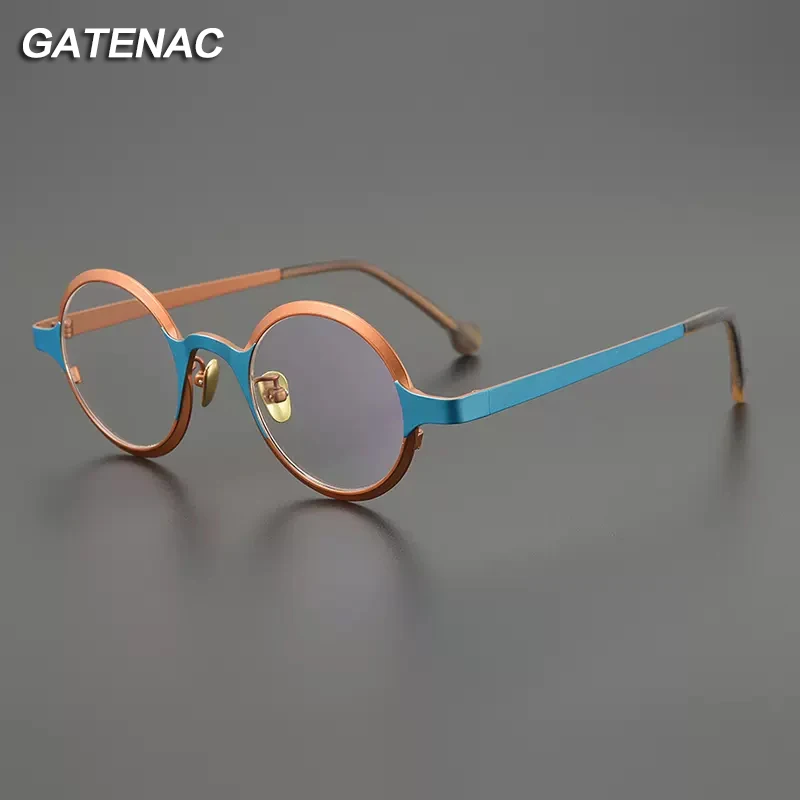 Designer Pure Titanium Glasses Frame Men Round Vintage Myopia Prescription Eyeglasses Women Retro Luxury Brand 2024 New Eyewear
Designer Pure Titanium Glasses Frame Men Round Vintage Myopia Prescription Eyeglasses Women Retro Luxury Brand 2024 New Eyewear