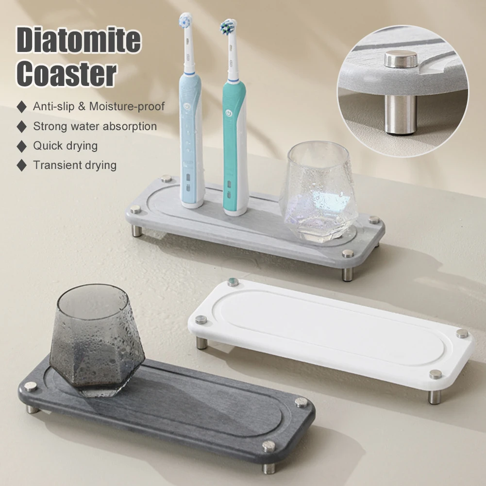 Bathroom Diatom Mud Absorbent Mat Quick Drying Mat NonSlip Cup Holder Bathroom Countertop Storage Tray Drainage Pad Home Storage
Bathroom Diatom Mud Absorbent Mat Quick Drying Mat NonSlip Cup Holder Bathroom Countertop Storage Tray Drainage Pad Home Storage