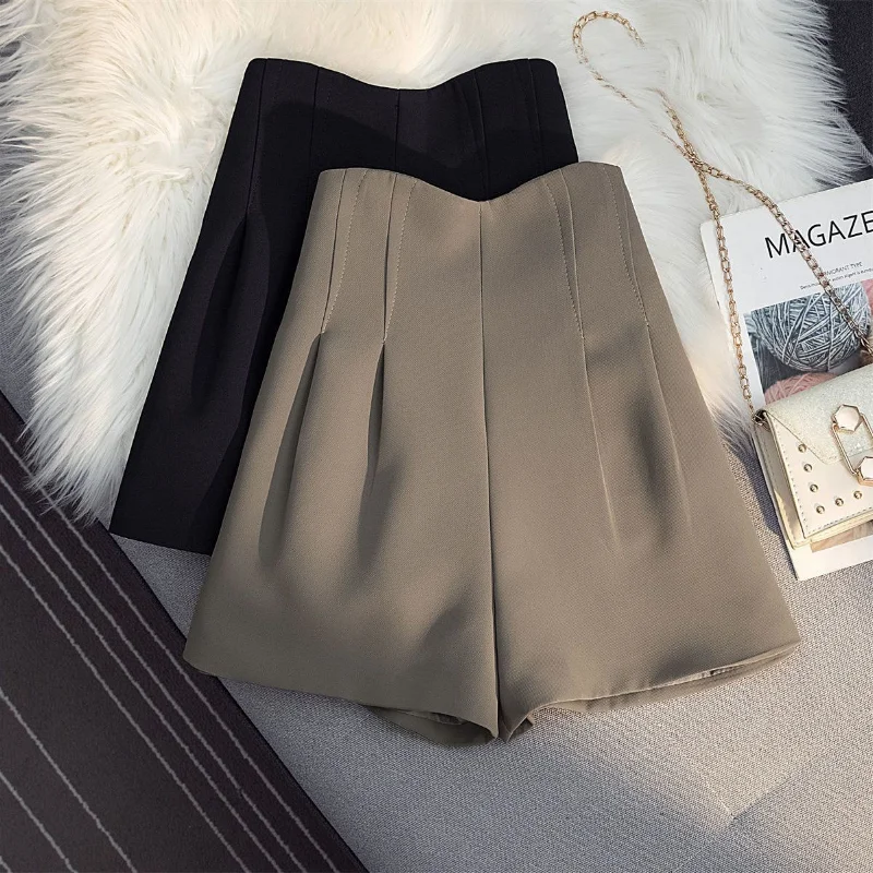 2023 Spring Summer New High Waist Slim Loose A- line Wide Leg Shorts Women Casual Coffee Fashion Bud-Shaped Shorts Women
2023 Spring Summer New High Waist Slim Loose A- line Wide Leg Shorts Women Casual Coffee Fashion Bud-Shaped Shorts Women