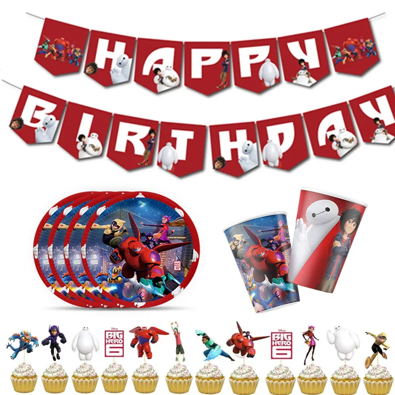 Disney Cartoon Big Hero Baymax Party Baby Shower Party Decoration Birthday Kids Birthday Banner Straw Cup Plate Tablecloth
Disney Cartoon Big Hero Baymax Party Baby Shower Party Decoration Birthday Kids Birthday Banner Straw Cup Plate Tablecloth