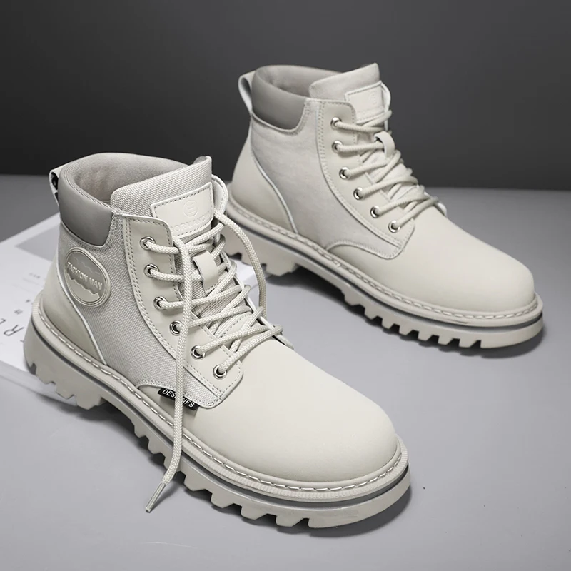 Men's Chukka Boots Waterproof Leather Casual Lace Up Ankle Oxford Boots Daily Dress Shoes For Men
Men's Chukka Boots Waterproof Leather Casual Lace Up Ankle Oxford Boots Daily Dress Shoes For Men