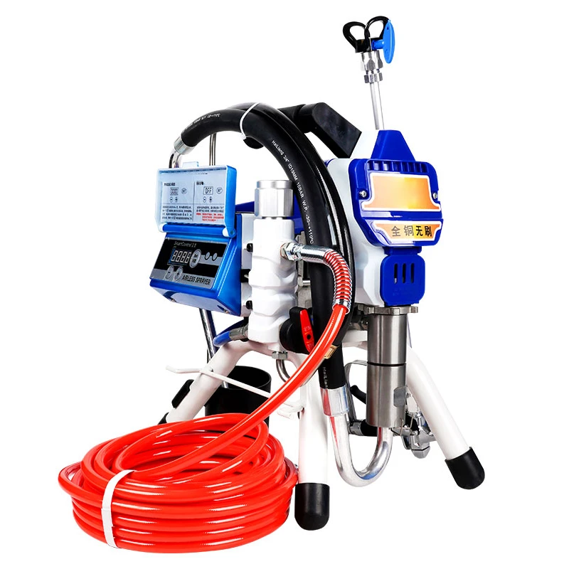 2500W Brushless Electronic Pressure Adjustable Airless Spraying Machine Latex Paint High Pressure Spraying Machine 2.8L/min
2500W Brushless Electronic Pressure Adjustable Airless Spraying Machine Latex Paint High Pressure Spraying Machine 2.8L/min