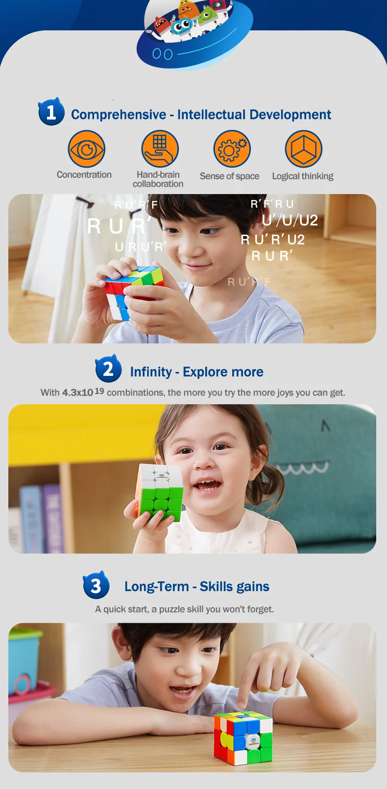 Generic GAN Monster Go EDU 3X3 V2 M Magic Speed Cube Jumia