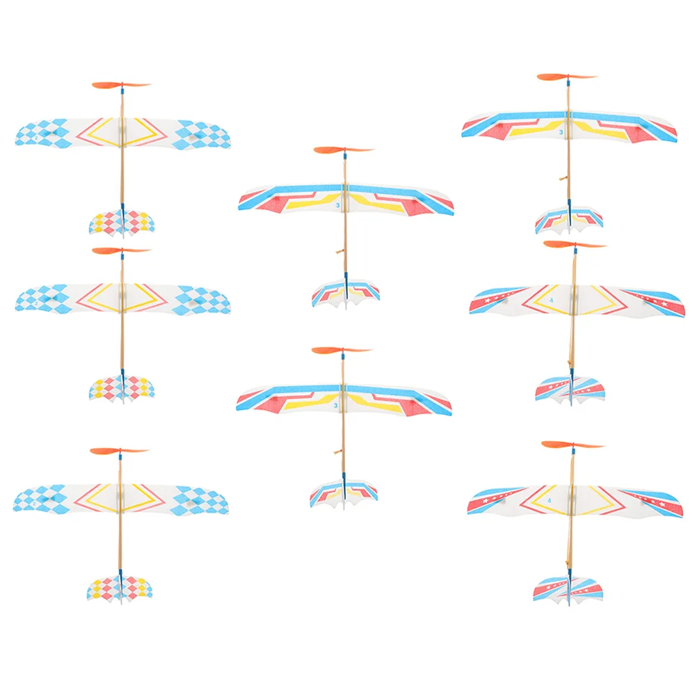 8 Pcs Rubber Band Plane Kid Safe Outdoor Glider Model Simple Child Safety Flying Airplane Toy Wooden
8 Pcs Rubber Band Plane Kid Safe Outdoor Glider Model Simple Child Safety Flying Airplane Toy Wooden