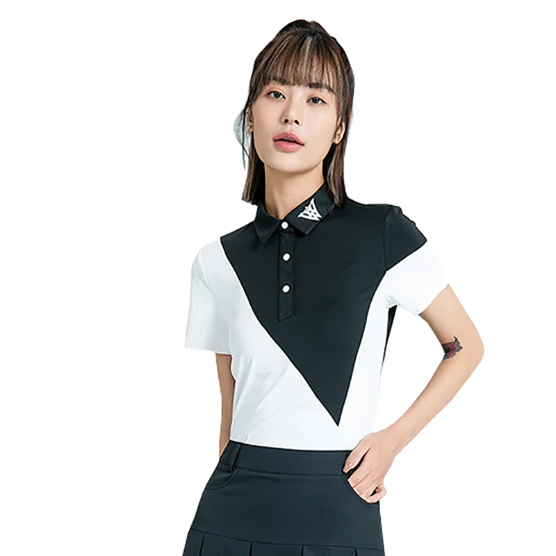 Summer New Women's Golf Apparel Outdoor Sports Shirt Quick Dry Lapel Short Sleeve T-shirt Leisure Business POLO Shirt Golf Top
Summer New Women's Golf Apparel Outdoor Sports Shirt Quick Dry Lapel Short Sleeve T-shirt Leisure Business POLO Shirt Golf Top