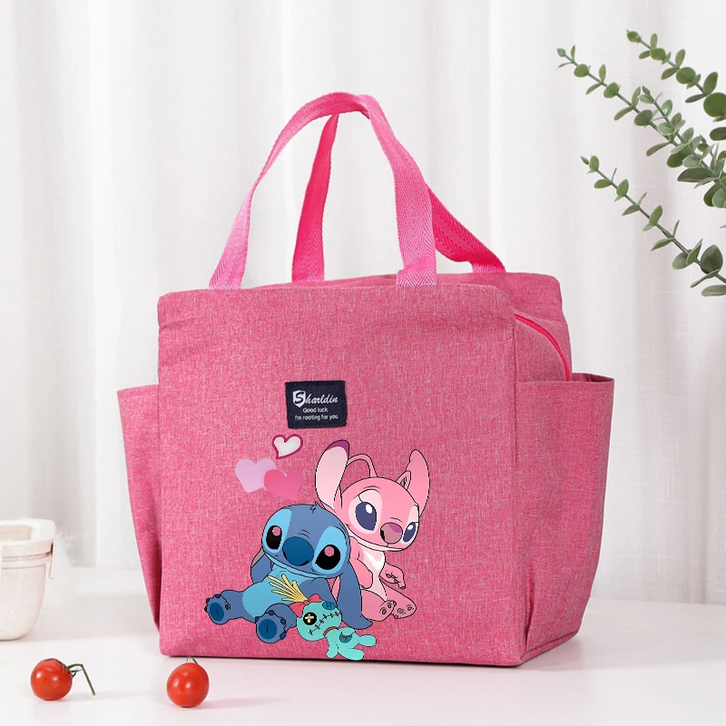 Disney Lilo&stitch Portable Lunch Drink Carrier Insulated Bag Fresh Cooler Pouch Food Thermal Box Tote Food Picnic Container Bag Disney Lilo&stitch Portable Lunch Drink Carrier Insulated Bag Fresh Cooler Pouch Food Thermal Box Tote Food Picnic Container Bag