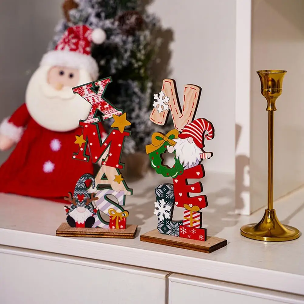 Wood Ornaments Sturdy Indeformable Christmas Style Merry Christmas Face Doll Centerpiece for Home Xmas Ornament Wooden Crafts
Wood Ornaments Sturdy Indeformable Christmas Style Merry Christmas Face Doll Centerpiece for Home Xmas Ornament Wooden Crafts
