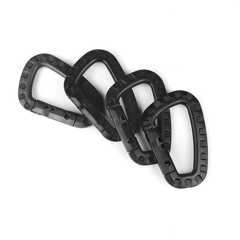 Plastic Carabiner Tactical Hanging Buckle Outdoor Carabiner Lightweight Medium-sized Tactical Plastic D Buckle Mountaineering
Plastic Carabiner Tactical Hanging Buckle Outdoor Carabiner Lightweight Medium-sized Tactical Plastic D Buckle Mountaineering