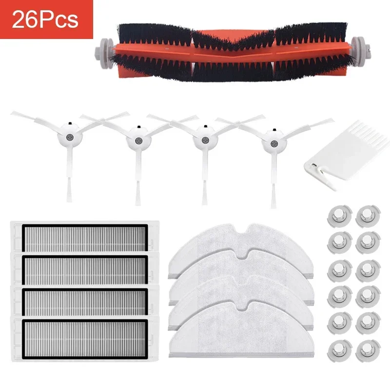 Детали для пылесоса Xiaomi 1S Rock S6 S5 S60 S5 S50 S55 E25 E35, фильтр НЕРА с основной и боковой щеткой, 26 шт.
Детали для пылесоса Xiaomi 1S Rock S6 S5 S60 S5 S50 S55 E25 E35, фильтр НЕРА с основной и боковой щеткой, 26 шт.