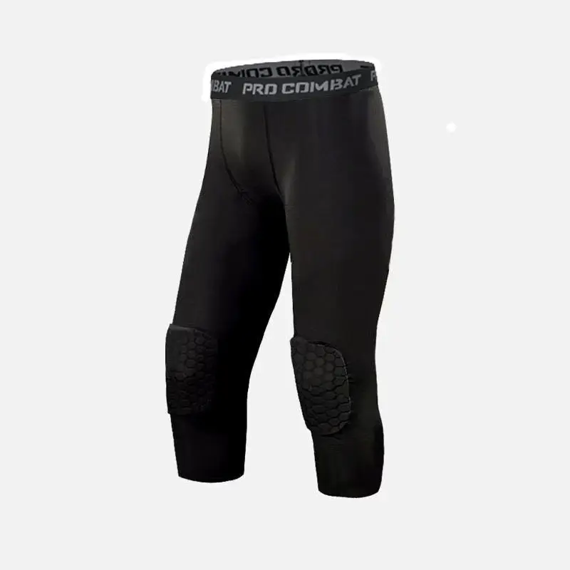 Basketball Tight-fitting Anti-collision Pants Men's Seven-point Professional Honeycomb Sports Leggings Knee Sports Protectors
Basketball Tight-fitting Anti-collision Pants Men's Seven-point Professional Honeycomb Sports Leggings Knee Sports Protectors
