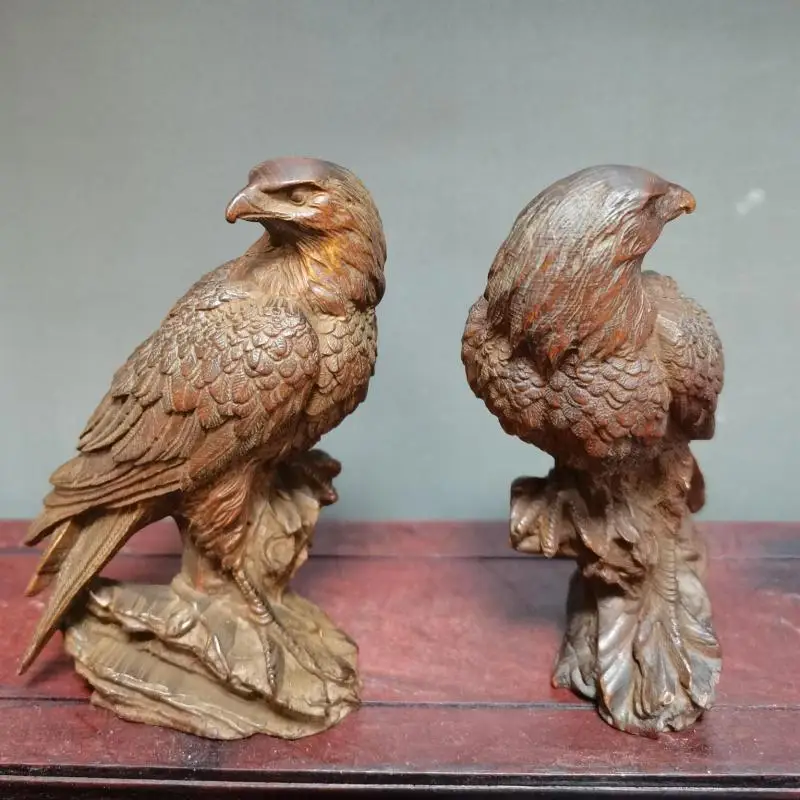 Wood Carved Eagle Statue Ornament Home Decoration Accessories For Living Room Wooden Eagle Office Desk Miniature Figurines
Wood Carved Eagle Statue Ornament Home Decoration Accessories For Living Room Wooden Eagle Office Desk Miniature Figurines
