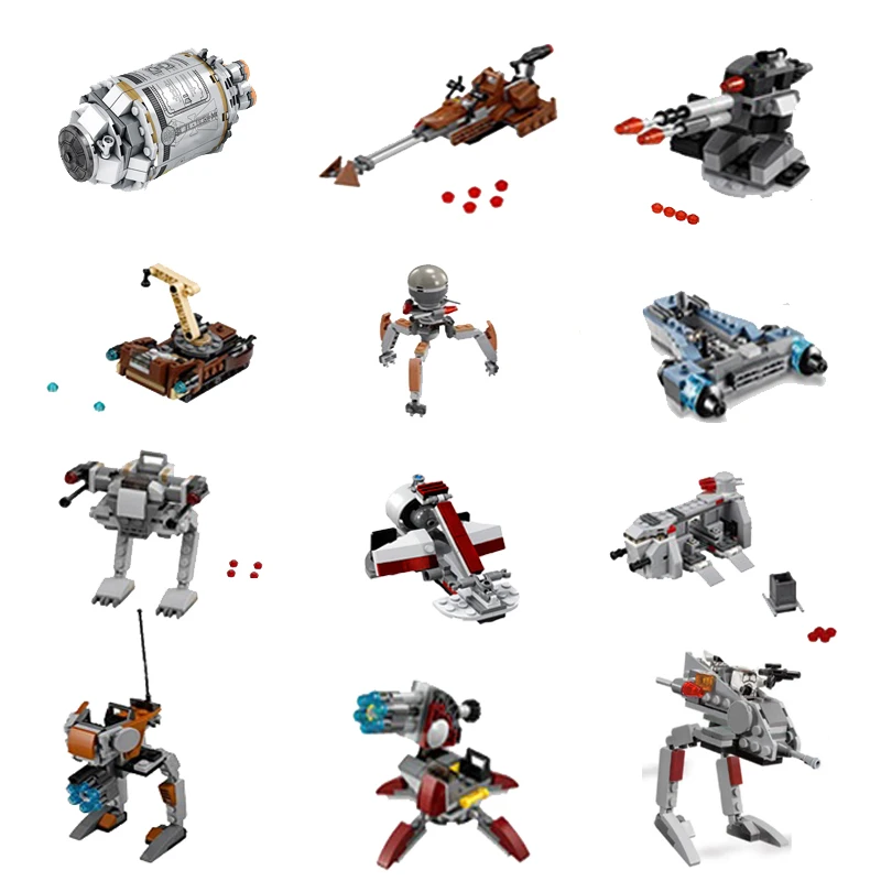 

New Dropshipping Rebel Scout Speeder Driod Escape Pod Building Block Set Toys for Children Boys as Christmas or Birthday Gifts