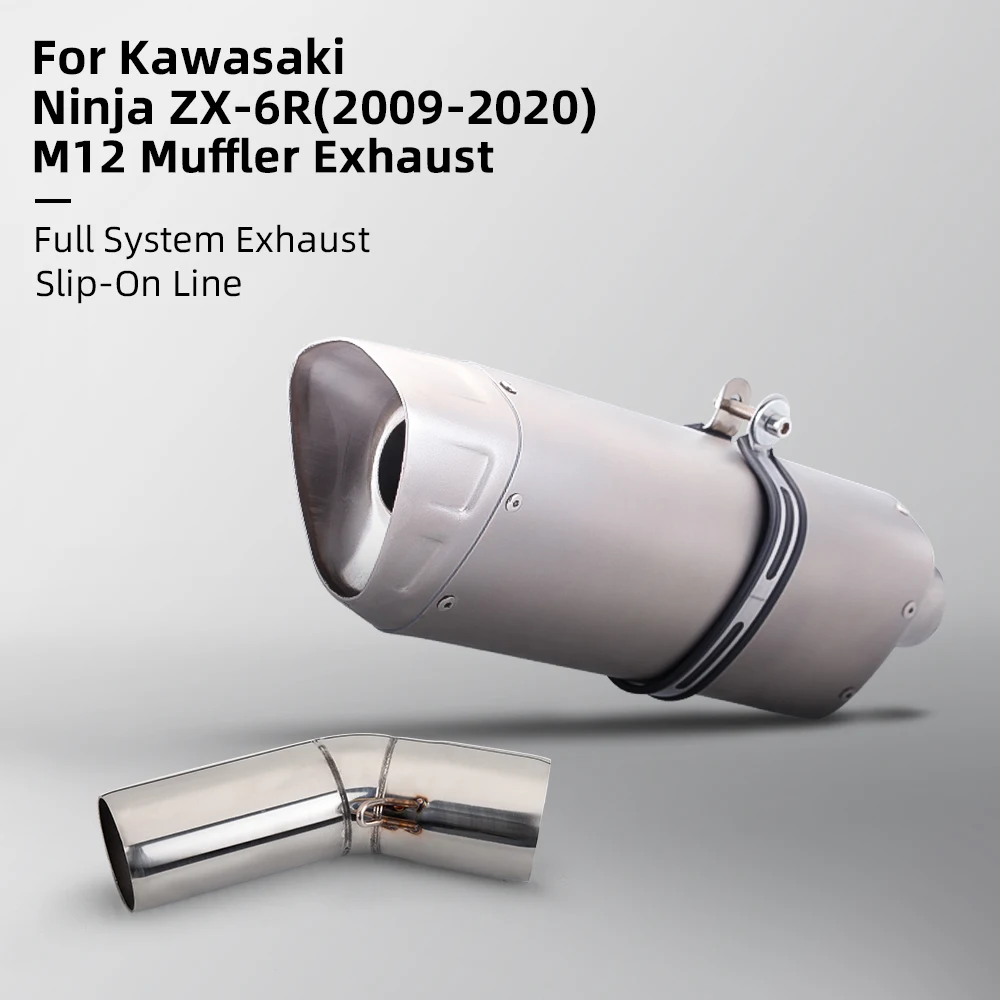 Slip on For Kawasaki ZX6R 636 2009-2021 Motorcycle Racing Performance Exhaust Racing Line Original Location Motorcycle Muffler
Slip on For Kawasaki ZX6R 636 2009-2021 Motorcycle Racing Performance Exhaust Racing Line Original Location Motorcycle Muffler