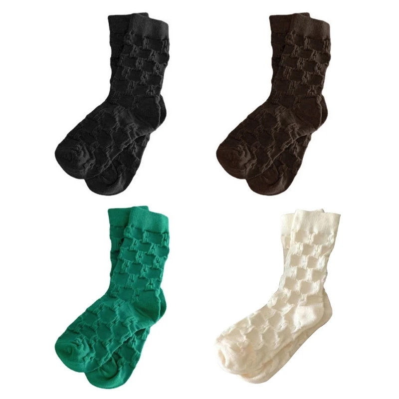 Women Socks Mid-Tube Socks Comfortable Crew Socks Solid Color Long Socks Bubble Texture Socks Breathable Summer Socks
Women Socks Mid-Tube Socks Comfortable Crew Socks Solid Color Long Socks Bubble Texture Socks Breathable Summer Socks