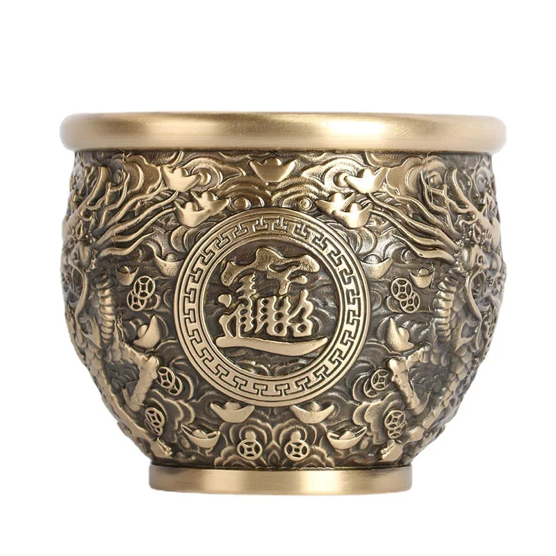 Feng Shui Treasure Basin Brass Treasure Bowl Ornaments Wealth Good Lucky Bowl Craft Collectible Figurines Home Office Decoration
Feng Shui Treasure Basin Brass Treasure Bowl Ornaments Wealth Good Lucky Bowl Craft Collectible Figurines Home Office Decoration