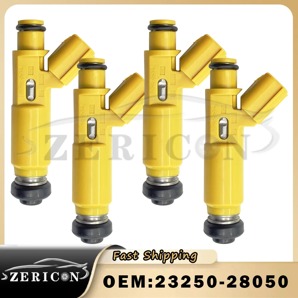 

4pcs 23250-28050 23250-28020 Brand New Fuel Injectors for Toyota RAV4 4V-2.0L 2001 2002 2003 23250-0H010 2325028050 High Quality