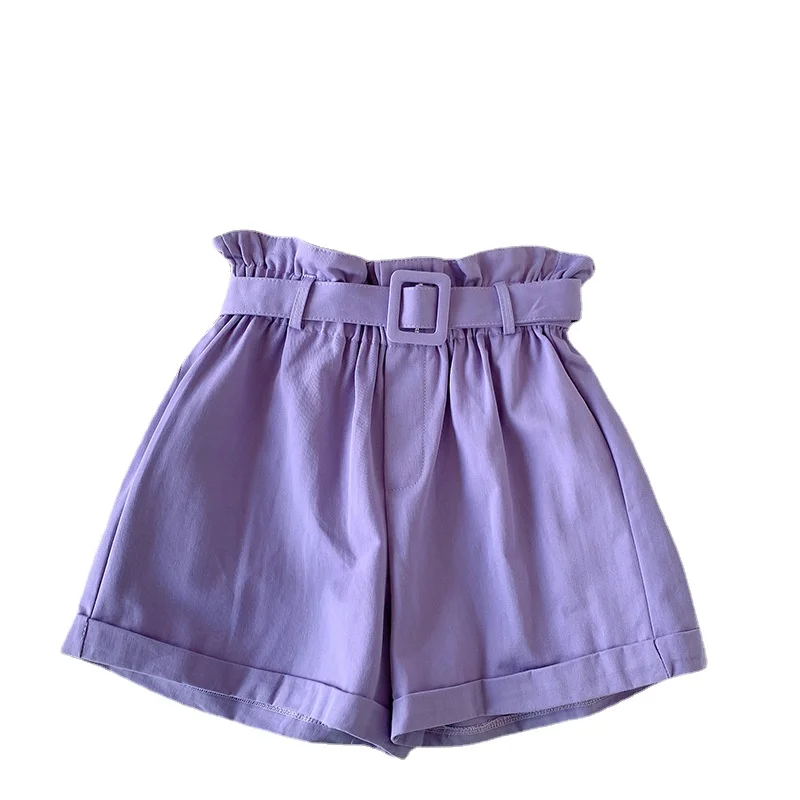 Solid High Waisted Casual Shorts Women Summer A-line Sweet Short Pants Female Fashion Belt Simple All-match Lady Bottoms
Solid High Waisted Casual Shorts Women Summer A-line Sweet Short Pants Female Fashion Belt Simple All-match Lady Bottoms