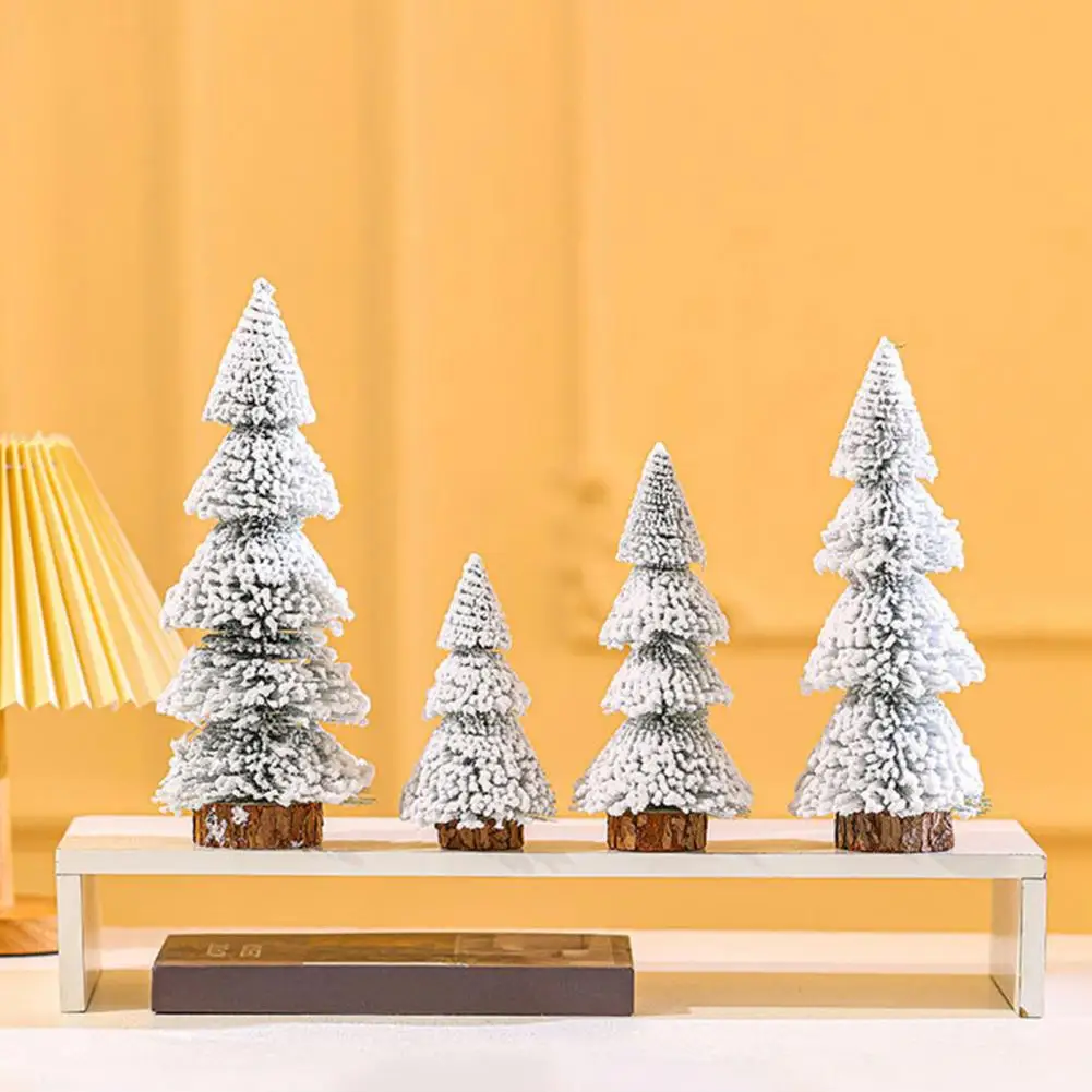 Small Christmas Tree Decoration Miniature Snow Pine Tree with Wooden Base Winter Holiday Table Decor Photography Props for Home
Small Christmas Tree Decoration Miniature Snow Pine Tree with Wooden Base Winter Holiday Table Decor Photography Props for Home