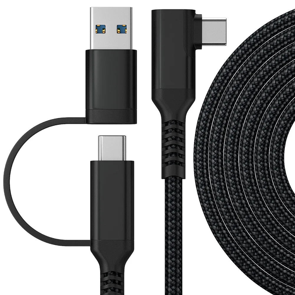 5M Charging Cable Data Line For Oculus Quest 1/2 Link VR Headset USB 3.0 Type C Data Transfer Type-C To USB-A Cord VR Accessorie
5M Charging Cable Data Line For Oculus Quest 1/2 Link VR Headset USB 3.0 Type C Data Transfer Type-C To USB-A Cord VR Accessorie