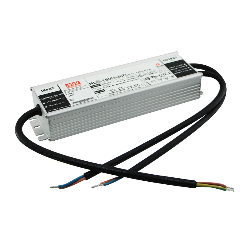 Светодиодный Transformer Meanwell 150W 36V 4.2A источник питания HL-150H-36B IP67 с регулируемой яркостью
Светодиодный Transformer Meanwell 150W 36V 4.2A источник питания HL-150H-36B IP67 с регулируемой яркостью