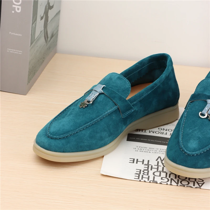 Top Quality Suede Leather Women Loafers 2023 Summer Slip on Causal Moccasin Shoes Comfortable Sneaker Lazy Shoes for Men
Top Quality Suede Leather Women Loafers 2023 Summer Slip on Causal Moccasin Shoes Comfortable Sneaker Lazy Shoes for Men