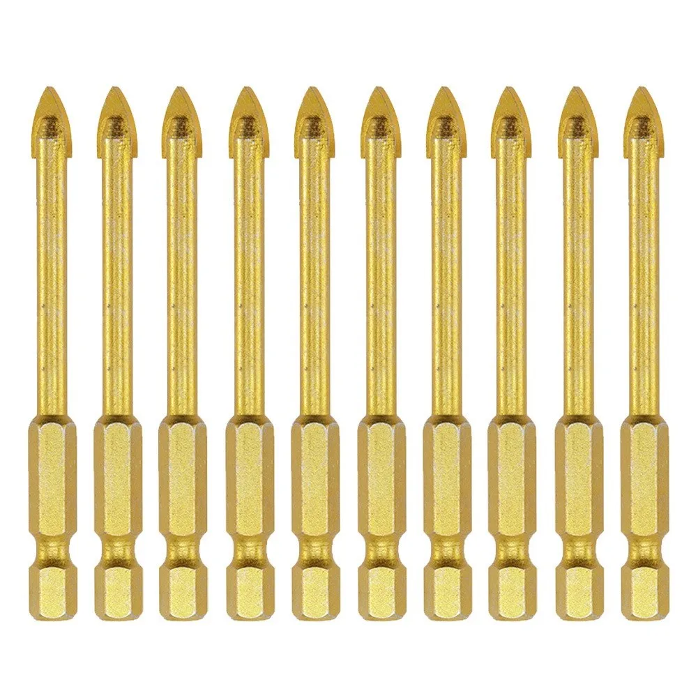 10pc 6mm Tile Glass Drill Bit Tungsten Carbide Cutting Drilling Tool For Hand Drill Electric Drill Wall Mirrors Hole Cutter Tool
10pc 6mm Tile Glass Drill Bit Tungsten Carbide Cutting Drilling Tool For Hand Drill Electric Drill Wall Mirrors Hole Cutter Tool